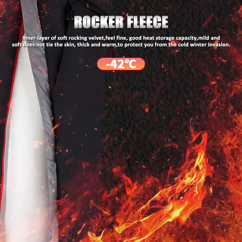 Vindtætte Vintermotorcykelbukser med Sideåbning