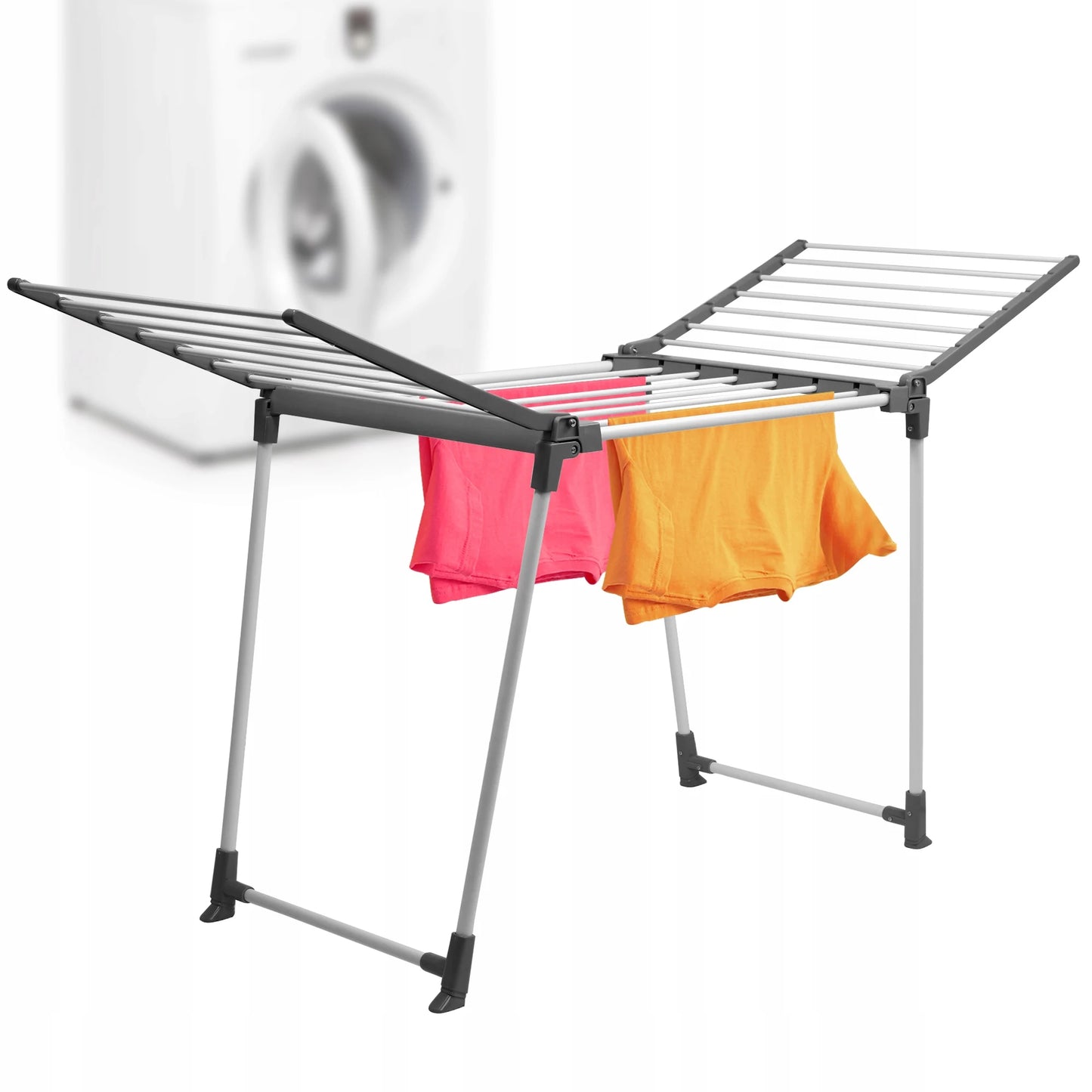 Sammenklappeligt Tørrestativ til Tøj