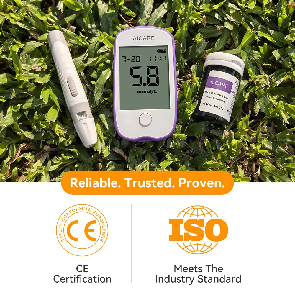 Blodsukkermåler med Teststrimler