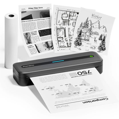 Bærbar A4 Trådløs Termoprinter