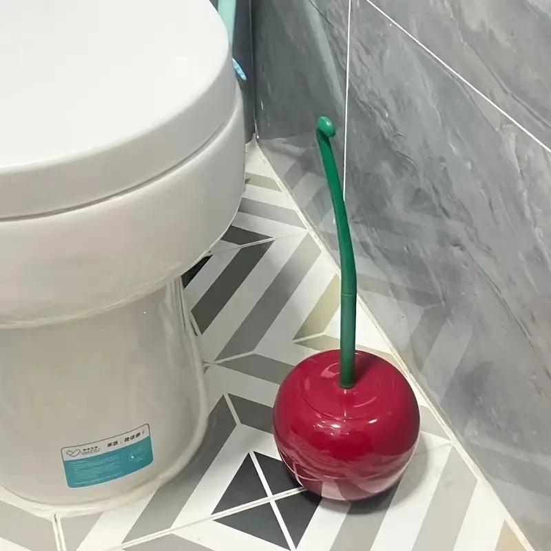 Kirsebærformet Toiletbørste med Holder