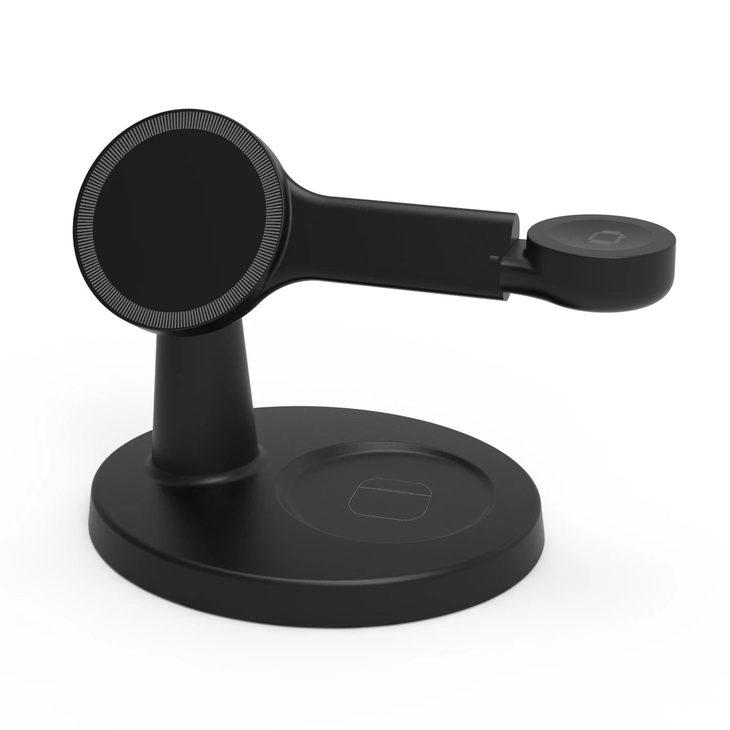 3-i-1 Magnetisk Trådløs Oplader til iPhone, Apple Watch og AirPods