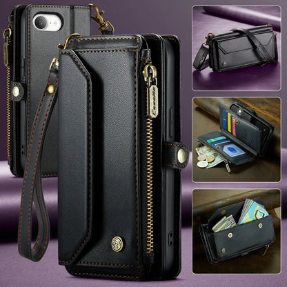 iPhone-pung med Rem, Lynlås og Kortholder