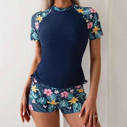 2-Delt Kortærmet Badedragt til Damer