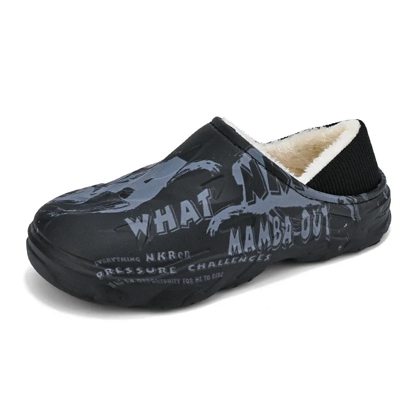 Varme Vinterhjemmesko til Mænd – Til Indendørs og Udendørs Brug