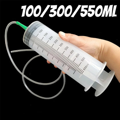 Stor Kapacitet Sprøjtepumpe med 1m Slange – 100/300/550 ml