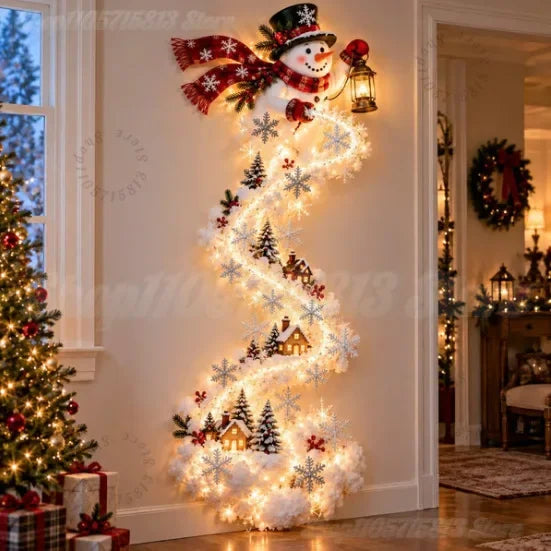 LED-Juledekoration med Kane og Rensdyr til Væggen