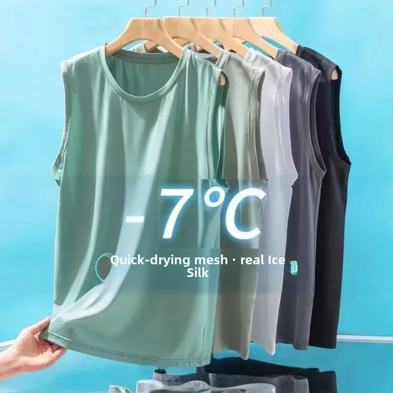 Herre Letvægts Sommertanktop i Issilke