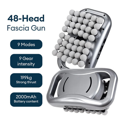 48-Hoveders Fascia Massagepistol til Hele Kroppen