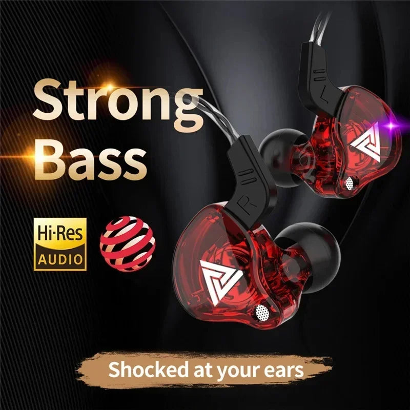 Kablede In-Ear Høretelefoner med Mikrofon og Bas