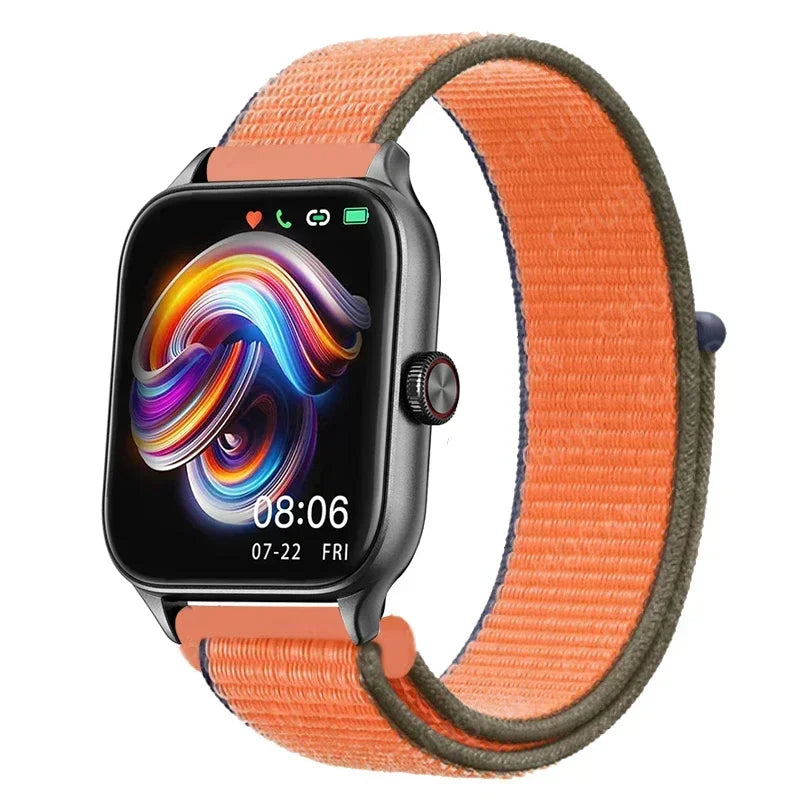 Nylonløkke Urrem til Amazfit, Samsung, Huawei, Xiaomi, Garmin