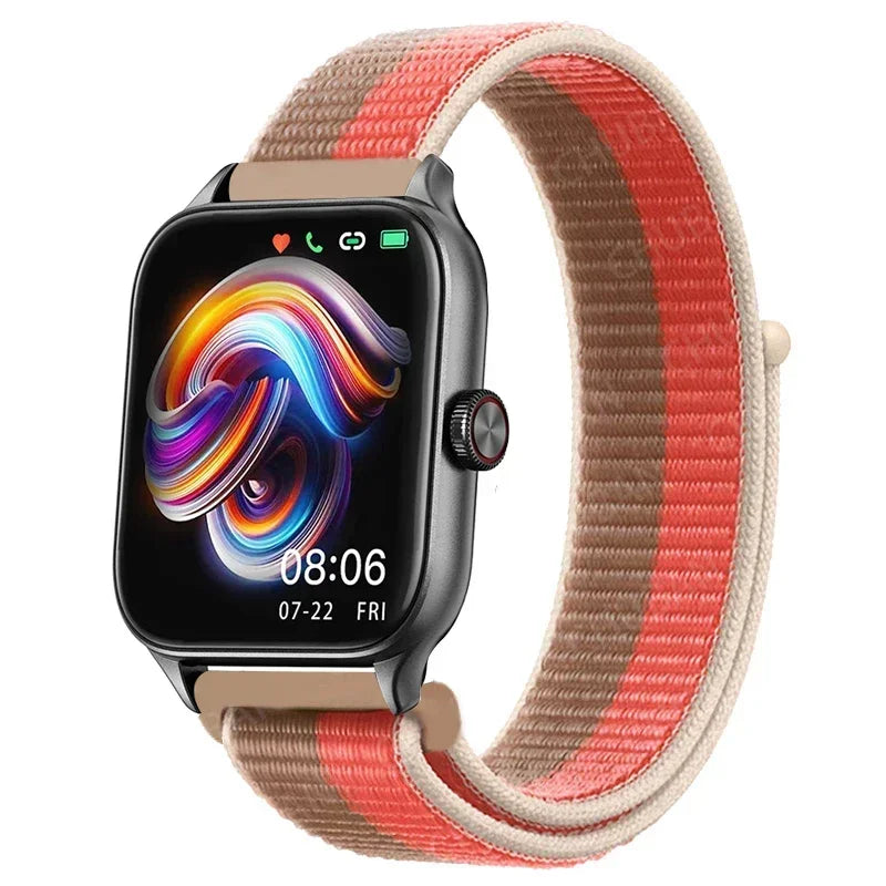 Nylonløkke Urrem til Amazfit, Samsung, Huawei, Xiaomi, Garmin