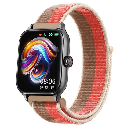 Nylonløkke Urrem til Amazfit, Samsung, Huawei, Xiaomi, Garmin