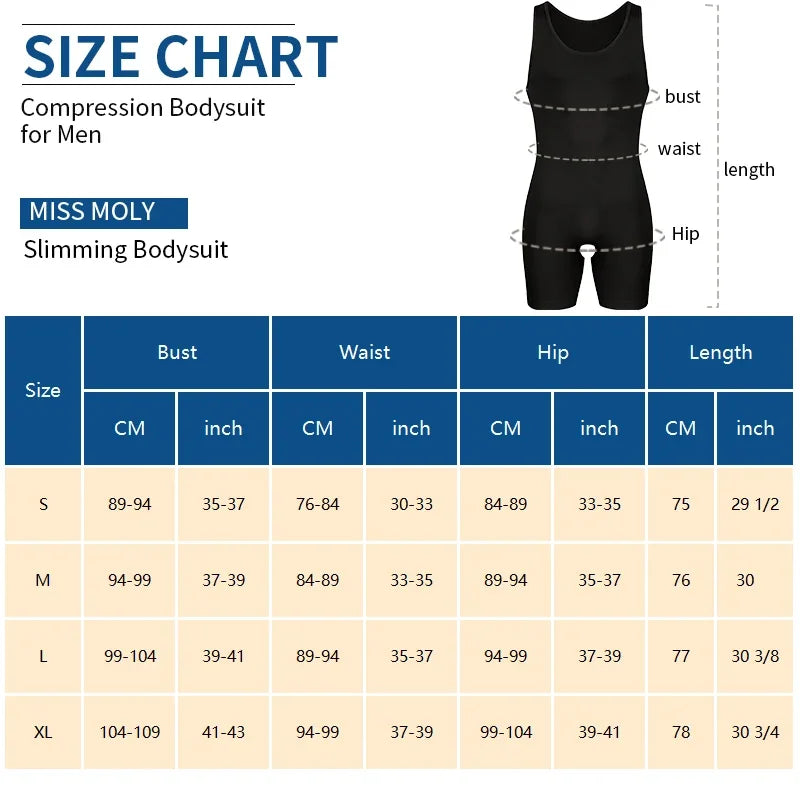 Full Body Shapewear til Mænd