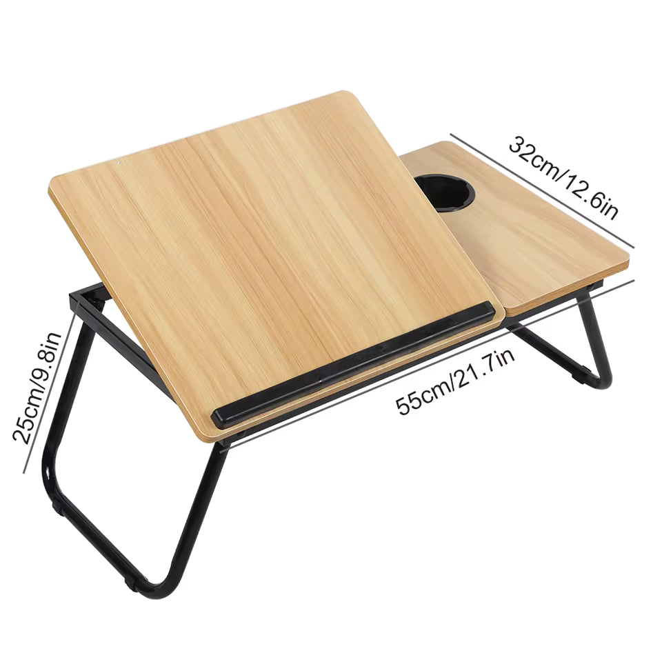 Sammenklappeligt Justerbart Laptopbord til Seng og Sofa