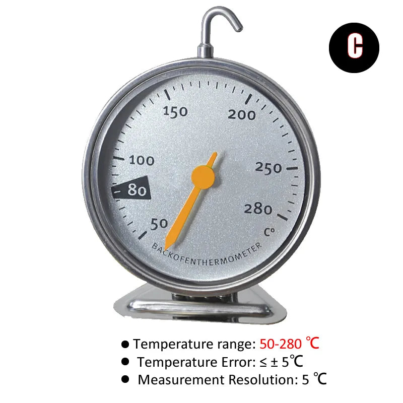 Ovntermometer i Rustfrit Stål