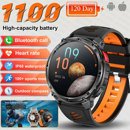 GPS-Smartwatch med Kompas og Sportssporing