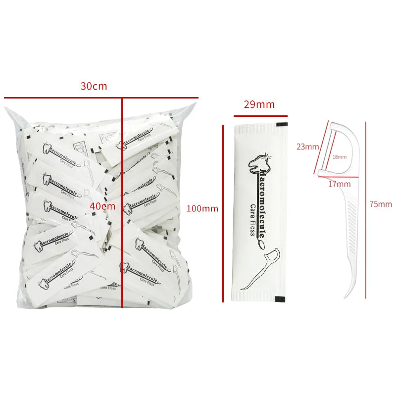 100 Stk Tandtråd med Tandstik