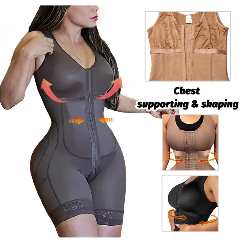 Formende Shapewear Bodysuit med Mavekontrol til Kvinder