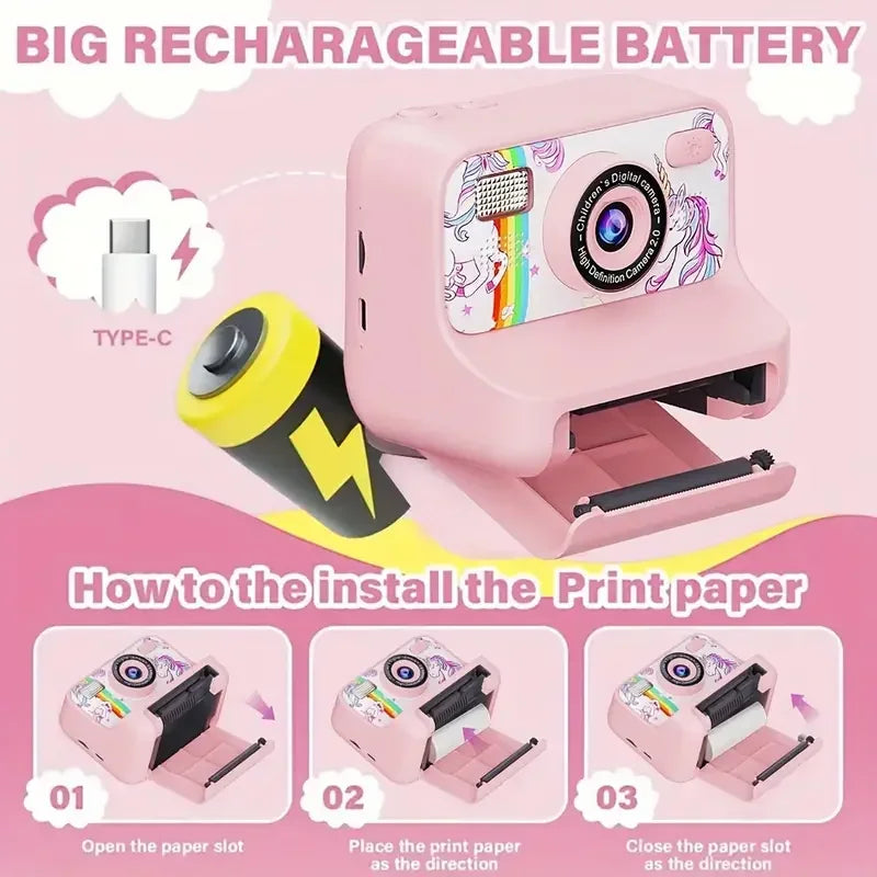 Børns Øjeblikkelige Fotokamera – Sjov med Farveprint