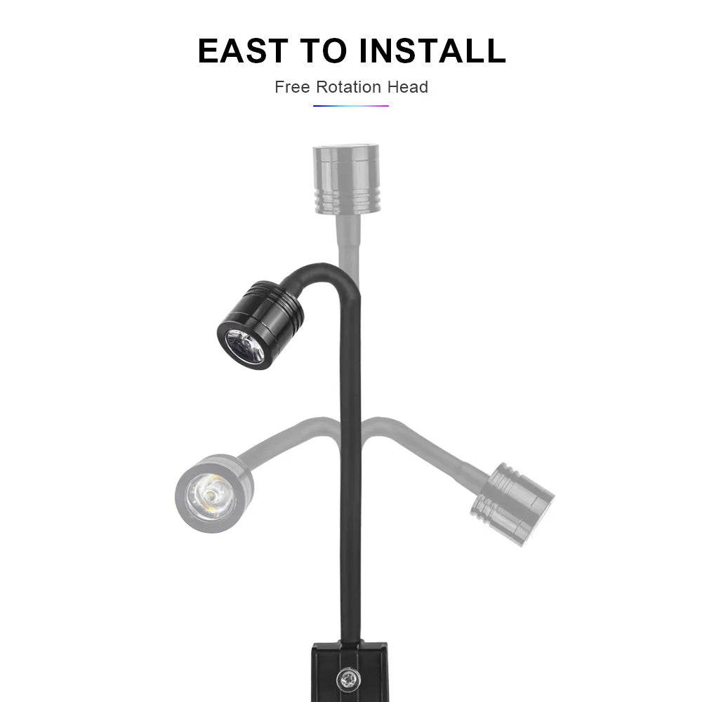 USB LED Akvarieplantelys – Slim, Vandtæt og Clip-on