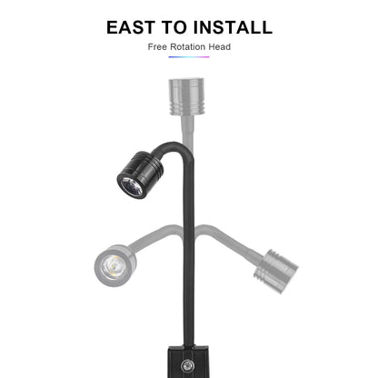 USB LED Akvarieplantelys – Slim, Vandtæt og Clip-on