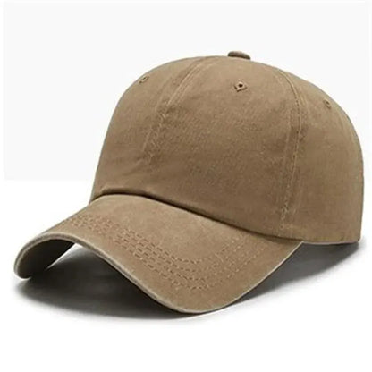 Afslappet Ensfarvet Baseballkasket