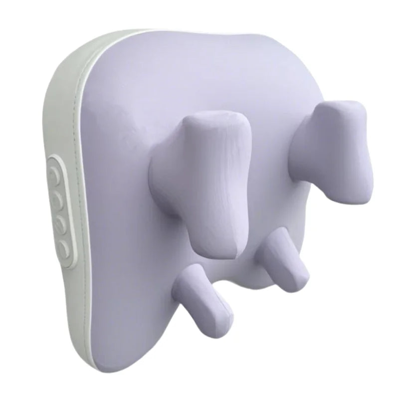 Trådløs Opvarmet Nakke- og Rygmassagepude