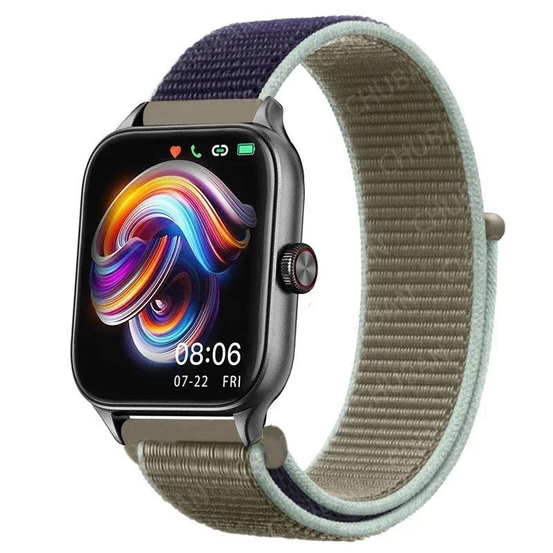 Nylonløkke Urrem til Amazfit, Samsung, Huawei, Xiaomi, Garmin