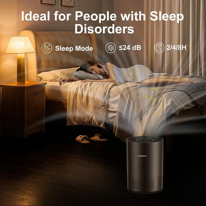 Luftrenser med H13 HEPA til Hjem og Soveværelse