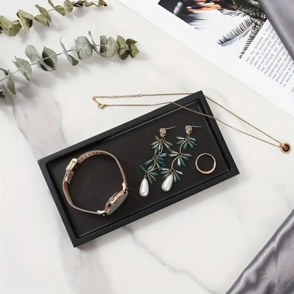 Silikone Badeværelsesbakke til Opbevaring