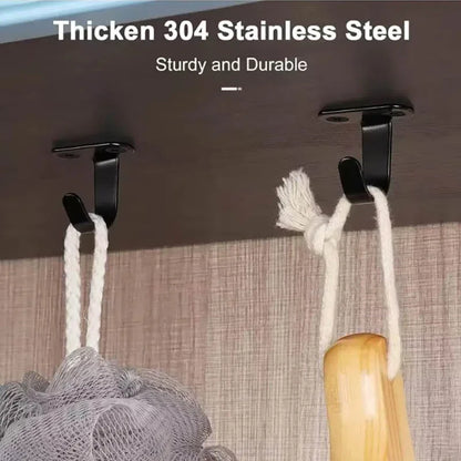 5 stk. Loftkroge i Rustfrit Stål