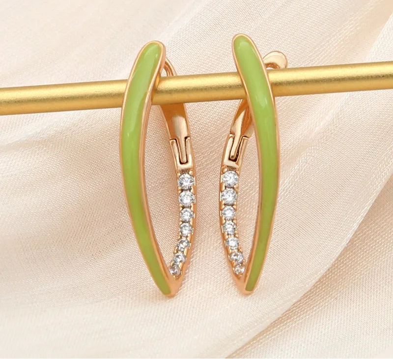 Emaljeøreringe til Kvinder