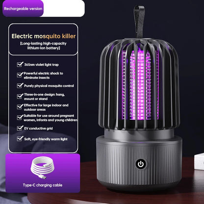 Genopladelig UV Myggedræber Lampe