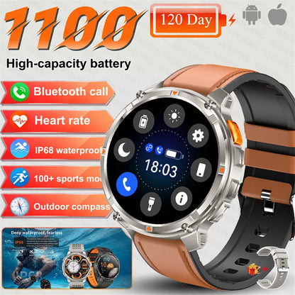 GPS-Smartwatch med Kompas og Sportssporing