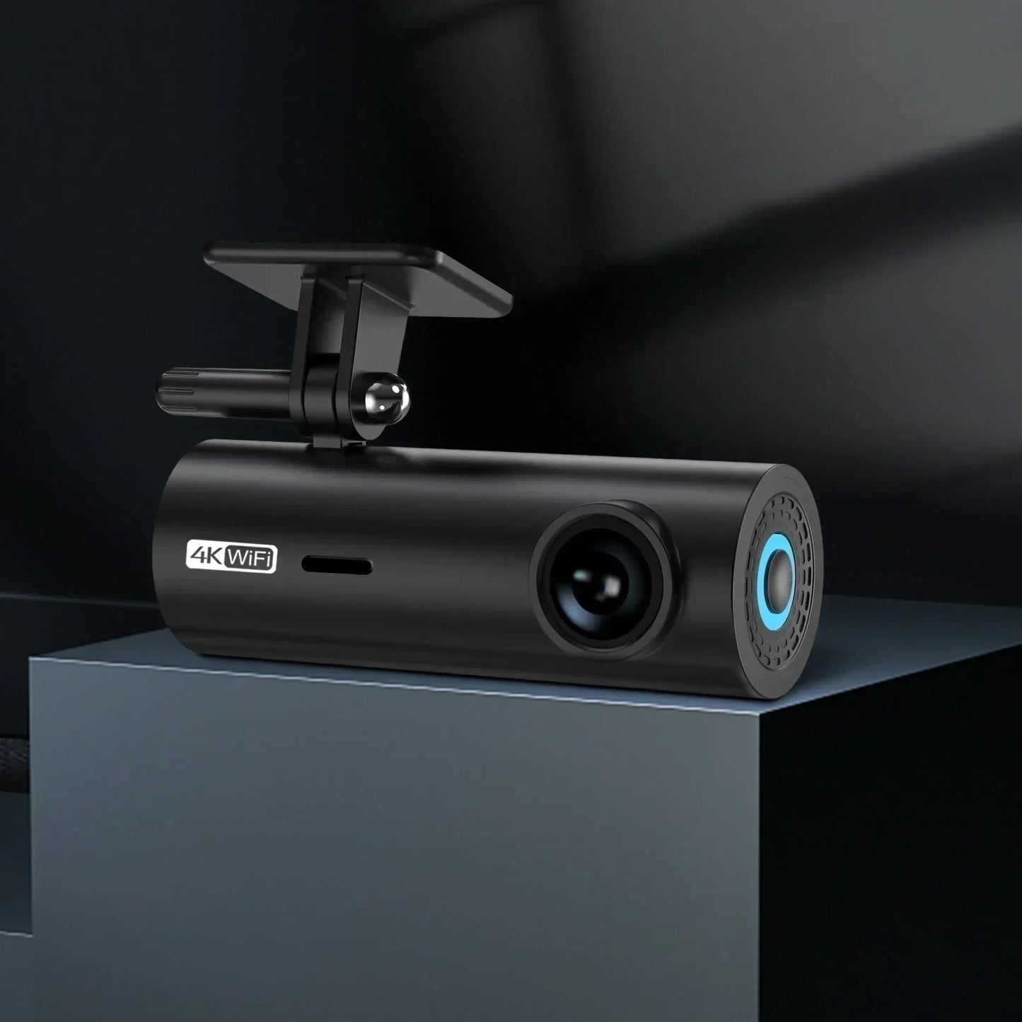 4K Bil Dash Cam Med WIFI