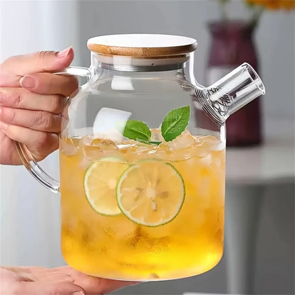 Varmebestandig Glastekande til Te og Juice