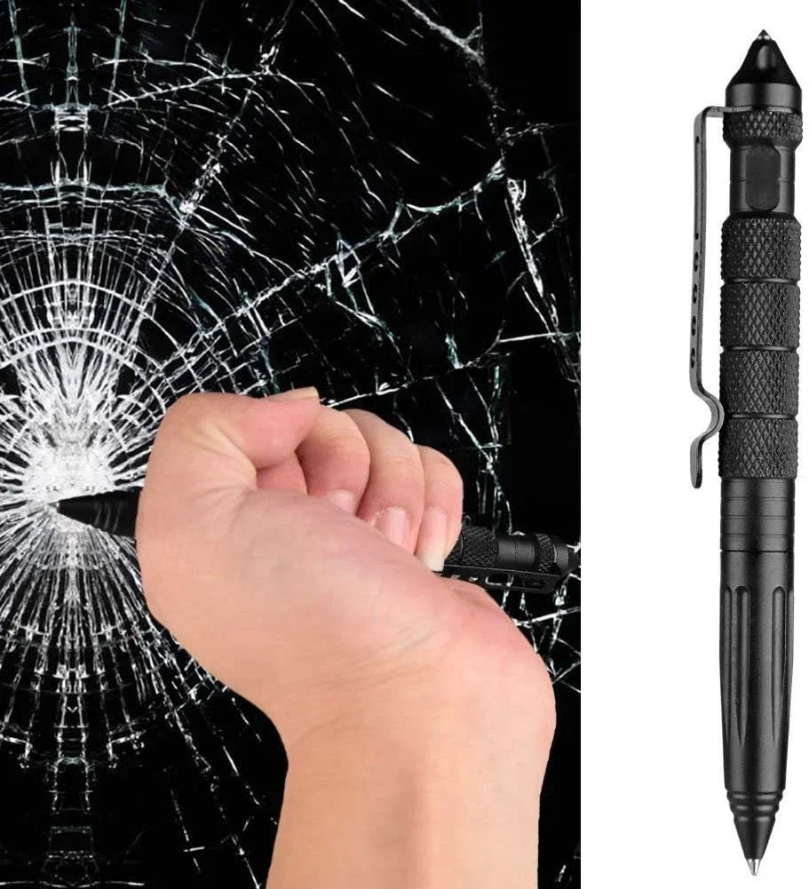Multifunktionel Taktisk Pen med Glasbrækker