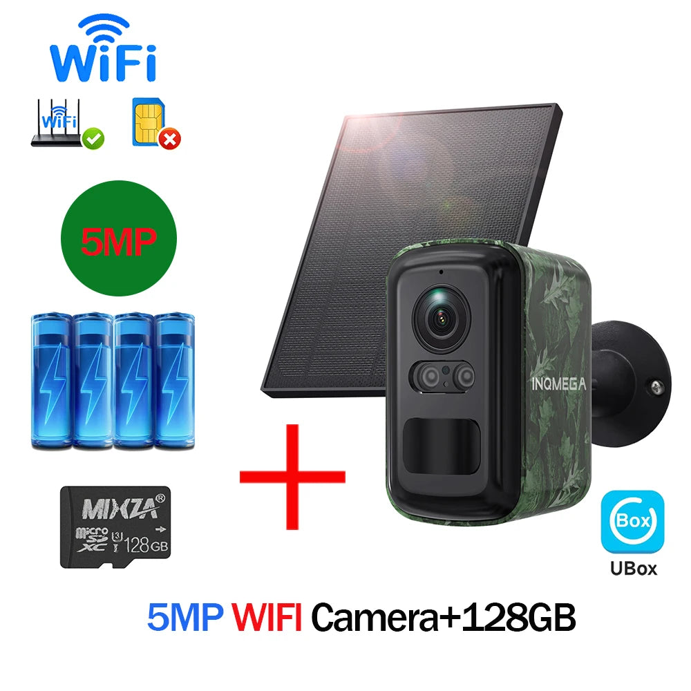 5MP 4G- og WiFi Vildtkamera med Solpanel
