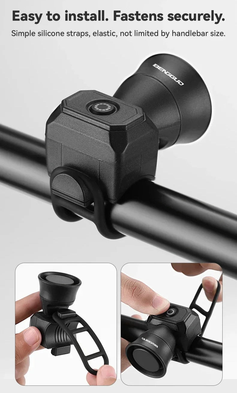 USB-Opladelig Elektronisk Cykelhorn