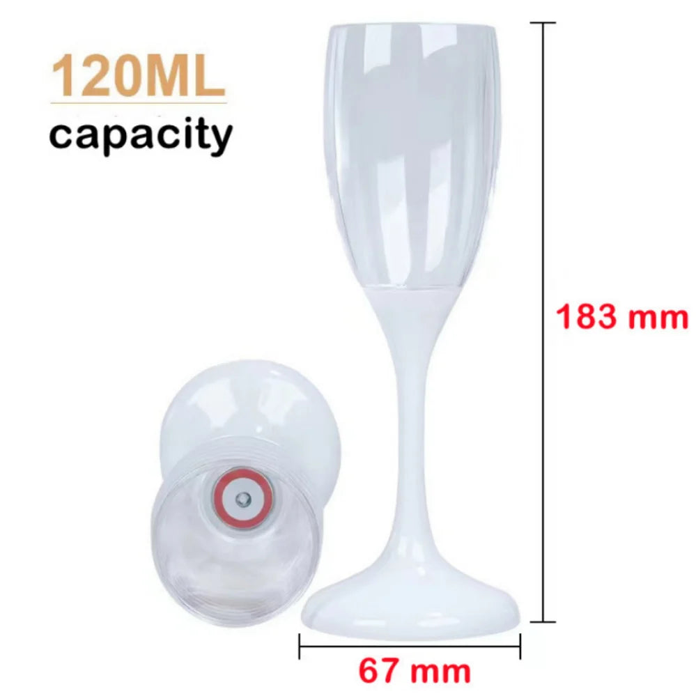 LED Champagne Festlys Glas