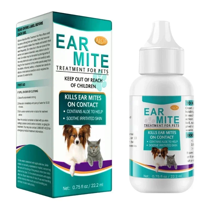 Øremideolie til Hunde og Katte