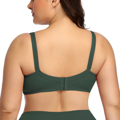 Plus Size Bøjle-BH til Kvinder (Uforet, uden indlæg)