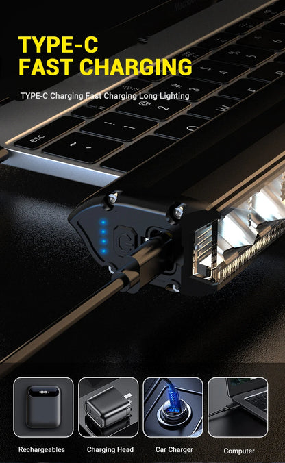 USB Genopladelig LED Cykelforlygte