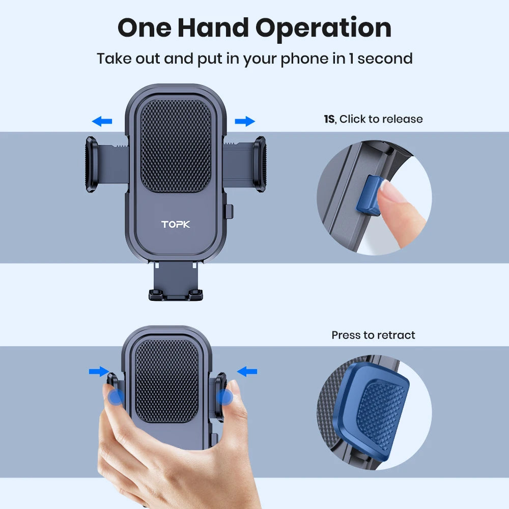 Universel Bil Mobilholder til Luftventilation