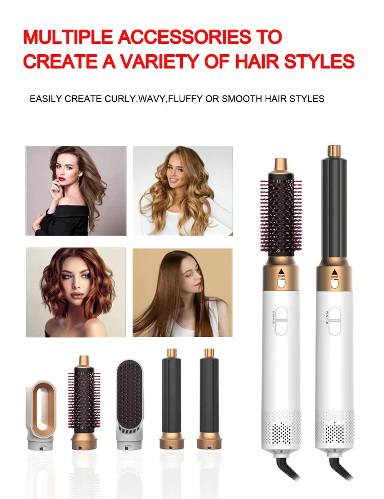 5-i-1 Professionel Varmluft Styler