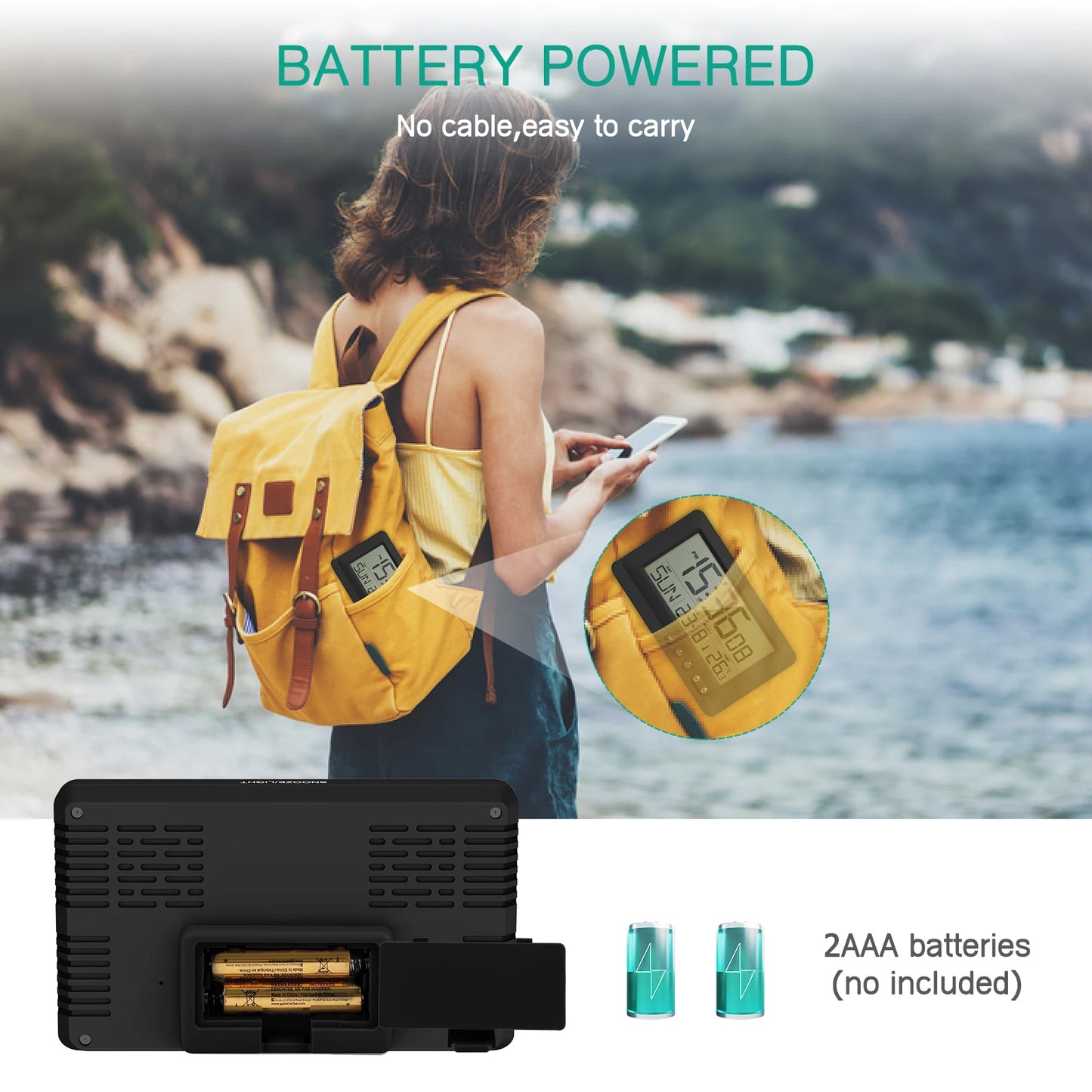 Digitalt Vækkeur med LCD-Skærm