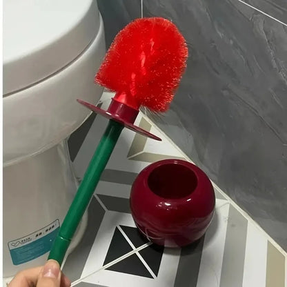 Kirsebærformet Toiletbørste med Holder