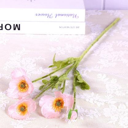 Kunstige Valmueblomster til Boligindretning