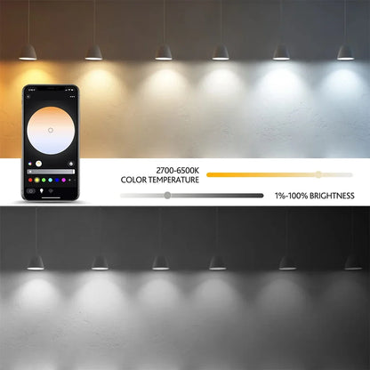 Smart E27 RGB LED-Pære med WiFi og Bluetooth